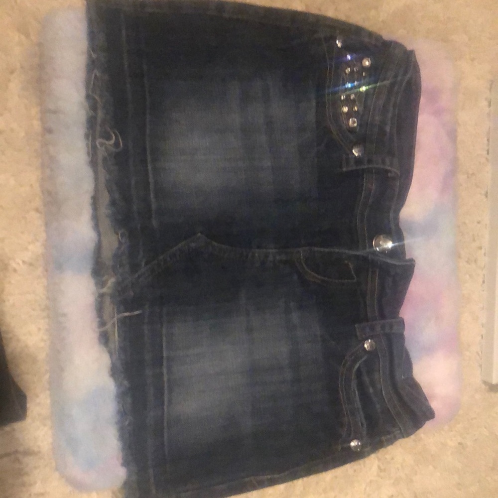 jean skirt